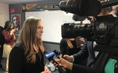 Chelsea Clinton Visits San Diego Foster Youth